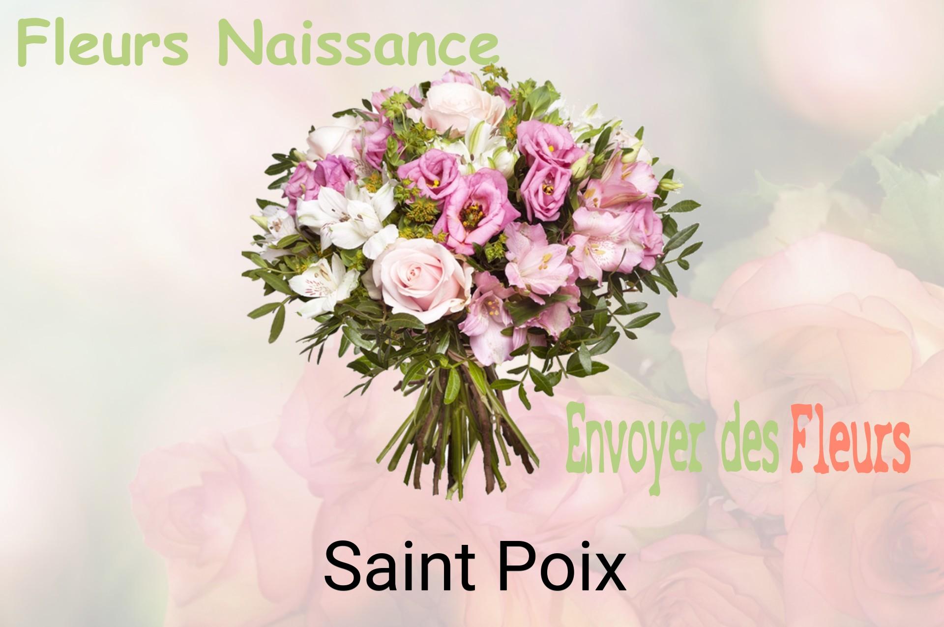 Bouquet de fleurs de naissance livré à Saint-Poix